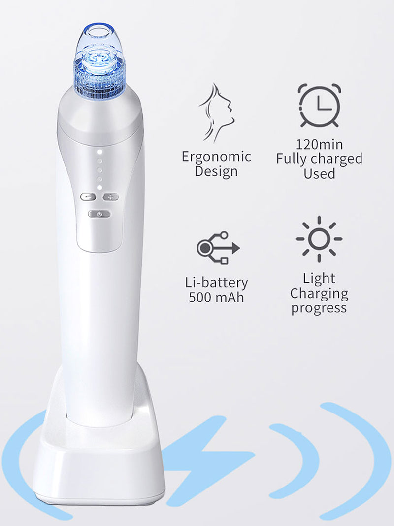 Blackhead Suction Instrument, Electric Blackhead Suction Artifact, Blackhead Removal Instrument, Home Use Beauty Instrument for Sucking Blackheads and Acne